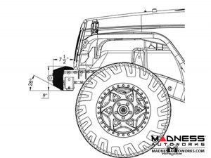 Jeep Wrangler JK Frame-Built Bumper Base - #1204 